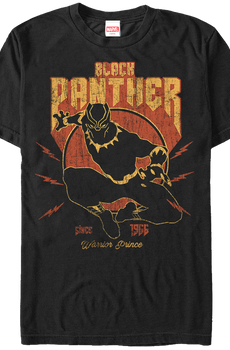 Warrior Prince Black Panther T-Shirt