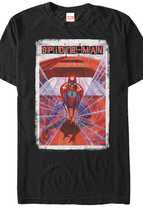 Water Proof Comic Cover Spider-Man T-Shirt
