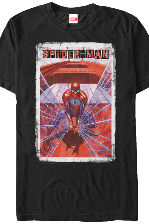 Water Proof Comic Cover Spider-Man T-Shirtmain product image