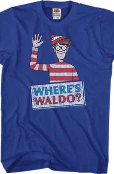 Waving Where's Waldo T-Shirt