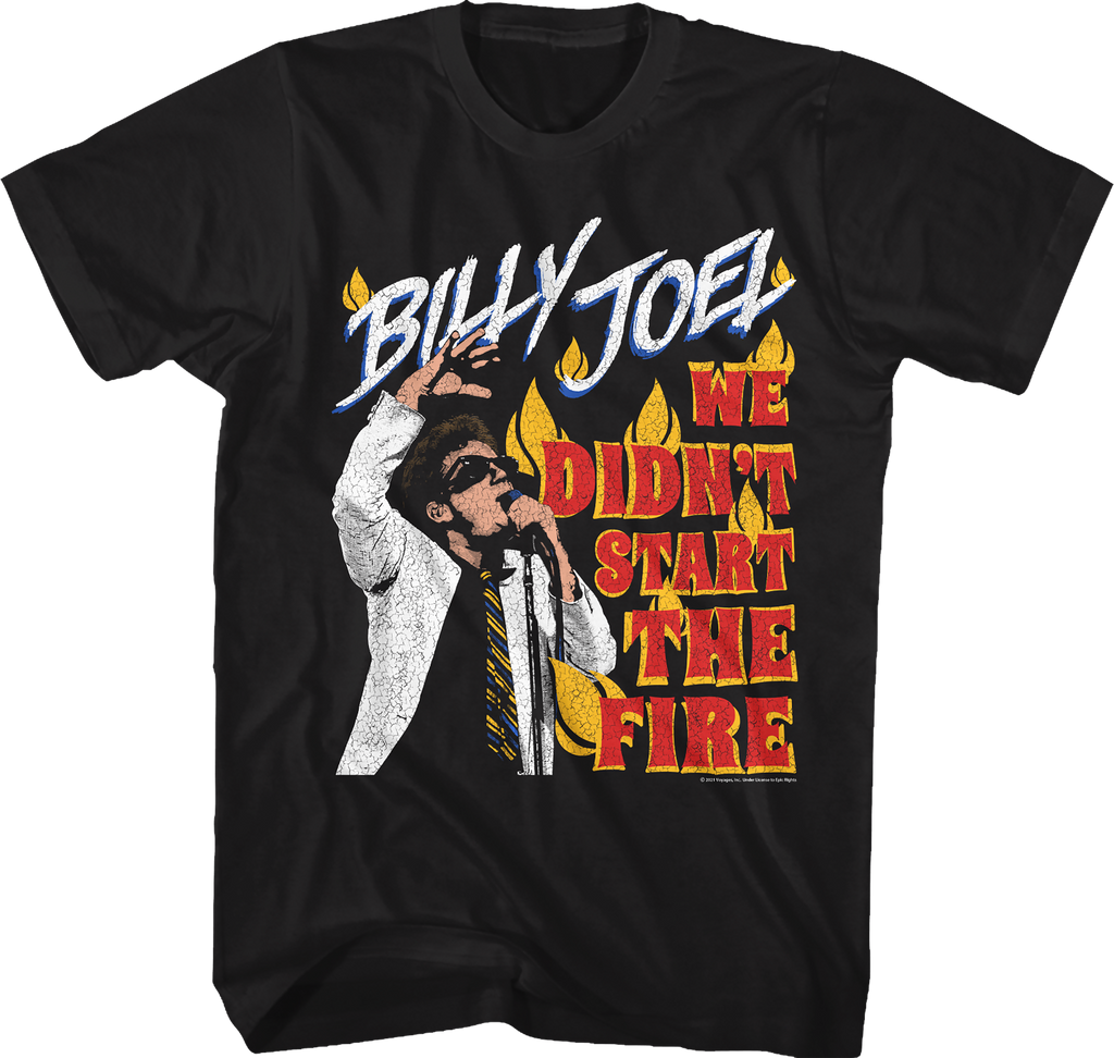 We Didn’t Start The Fire Billy Joel T-Shirt