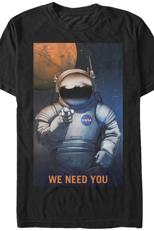 We Need You NASA T-Shirtmain product image