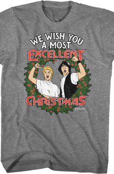 We Wish You A Most Excellent Christmas Bill And Ted T-Shirt