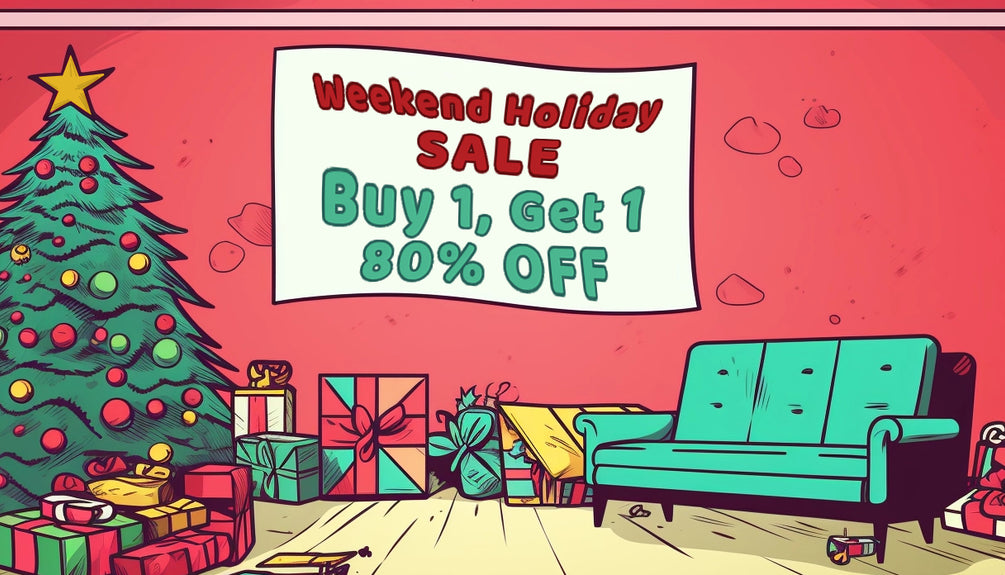 Holiday Sale, Buy 1 Get 1 80% OFF!