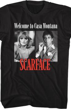 Welcome To Casa Montana Scarface T-Shirt