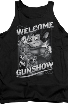 Welcome To The Gunshow Mighty Mouse Tank Top