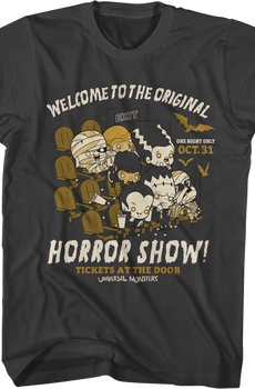 Welcome To The Original Horror Show Universal Monsters T-Shirt