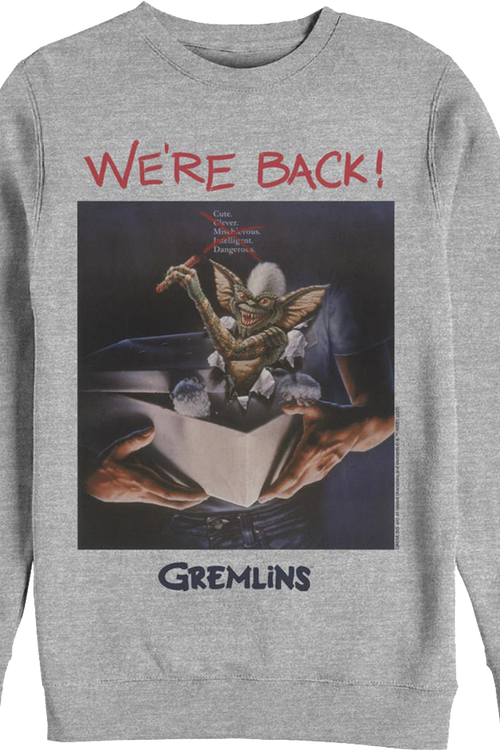 We're Back Gremlins Sweatshirtmain product image