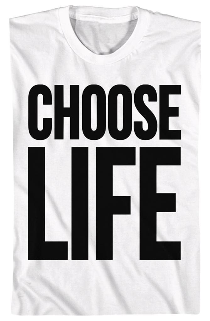 WHAM Choose Life T-Shirt: WHAM Mens T-Shirt