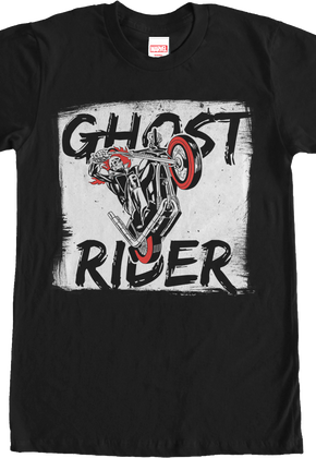 Wheelie Ghost Rider Marvel Comics T-Shirt