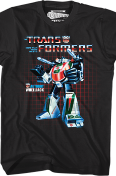 Wheeljack Box Art Transformers T-Shirt