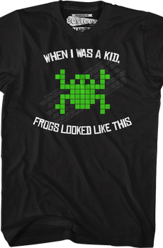 When I Was A Kid, Frogs Looked Like This T-Shirt