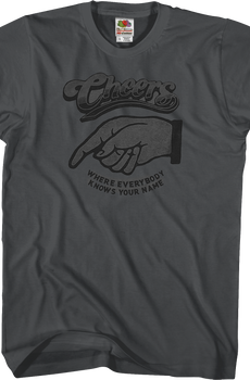 Where Everybody Knows Your Name Cheers T-Shirt