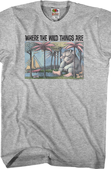 Where The Wild Things Are Book Cover T-Shirt