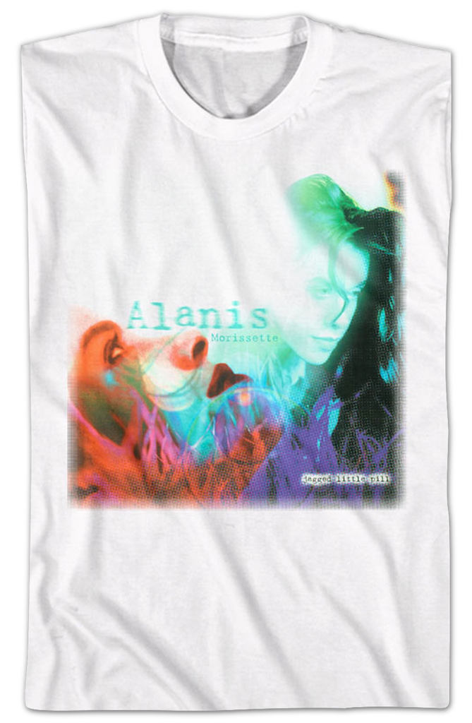 White Jagged Little Pill Alanis Morissette T-Shirt