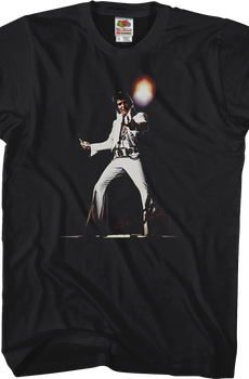 White Jumpsuit Elvis Presley T-Shirt