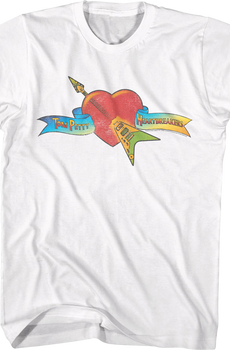 White Vintage Logo Tom Petty & The Heartbreakers T-Shirt