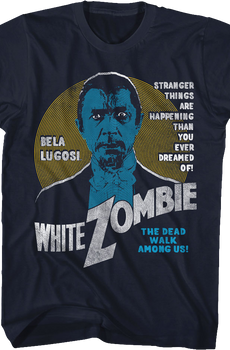 White Zombie Poster Bela Lugosi T-Shirt