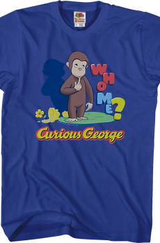 Who Me Curious George T-Shirt