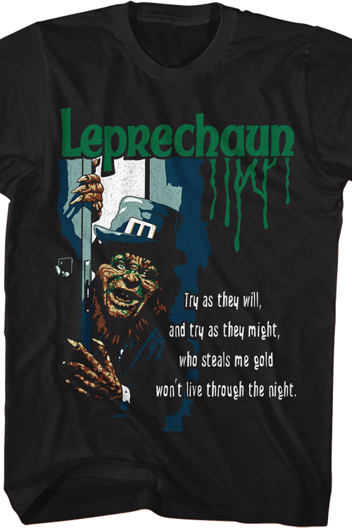 Who Steals Me Gold Won't Live Through The Night Leprechaun T-Shirtmain product image