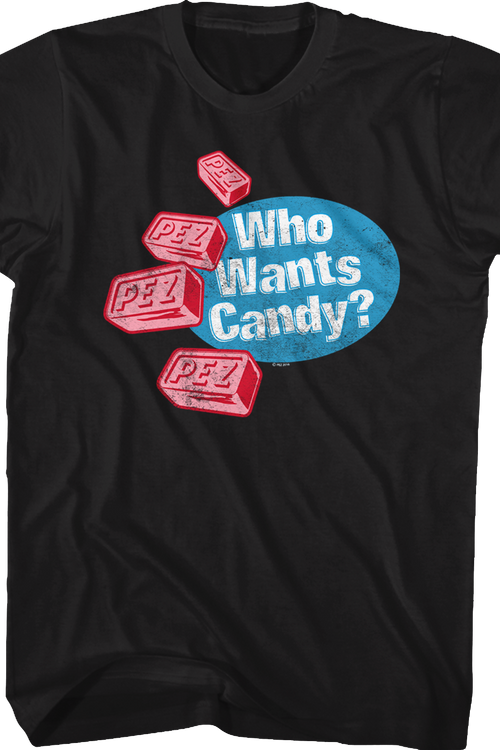 Who Wants Candy Pez T-Shirtmain product image