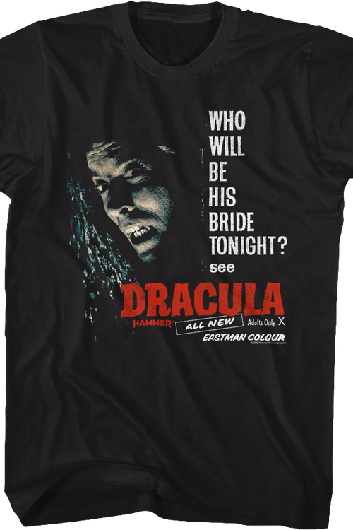 Who Will Be His Bride Tonight Dracula T-Shirtmain product image