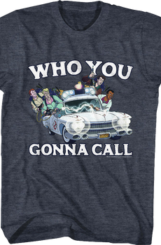Who You Gonna Call Real Ghostbusters Cast T-Shirt