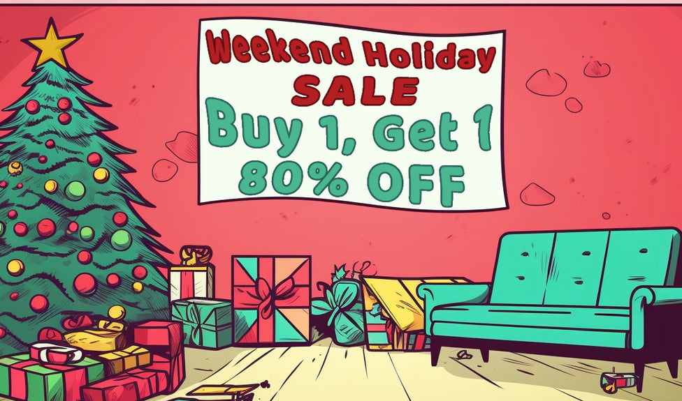 Holiday Sale, Buy 1 Get 1 80% OFF!