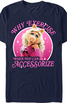 Why Exercise Miss Piggy Muppets T-Shirt
