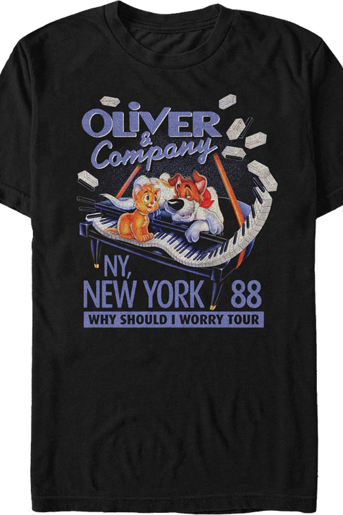 Why Should I Worry Tour Oliver and Company Disney T-Shirtmain product image