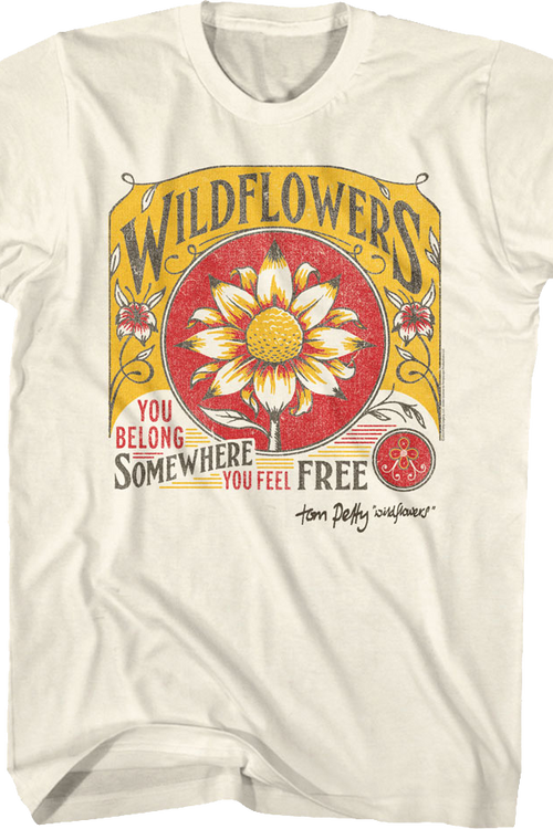 Wildflowers Tom Petty T-Shirtmain product image