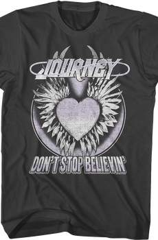 Winged Heart Don't Stop Believin' Journey T-Shirt