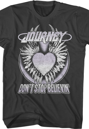 Winged Heart Don't Stop Believin' Journey T-Shirt