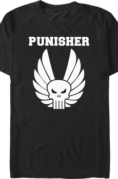 Winged Skull Logo Punisher Marvel Comics T-Shirt