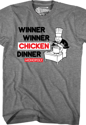 Winner Winner Chicken Dinner Monopoly T-Shirt