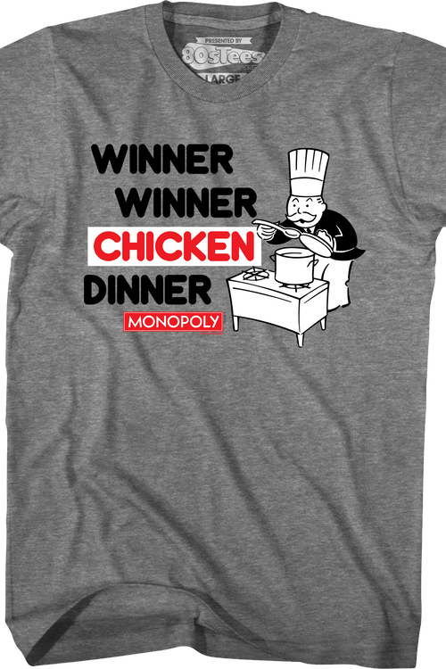 Winner Winner Chicken Dinner Monopoly T-Shirtmain product image