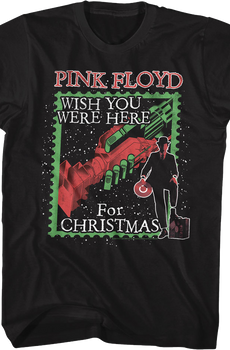 Wish You Were Here For Christmas Pink Floyd T-Shirt
