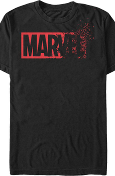 Withered Logo Marvel Comics T-Shirt