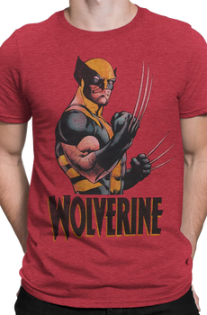 Wolverine Adamantium Claws Marvel Comics T-Shirt
