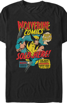 Wolverine 'Nuff Said Marvel Comics T-Shirt