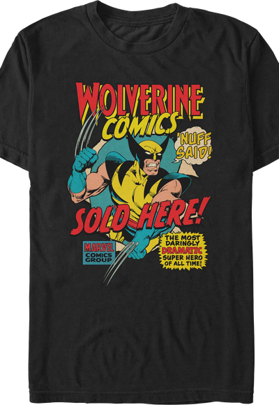 Wolverine 'Nuff Said Marvel Comics T-Shirt