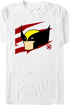 Wolverine Simple Stripes Marvel Comics T-Shirt