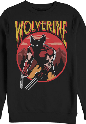 Wolverine Start Screen Marvel Comics Sweatshirt