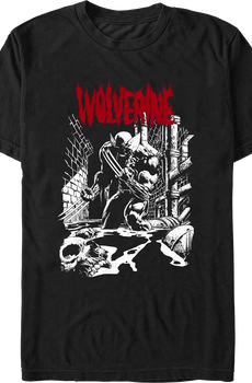 Wolverine Unda The Streets Marvel Comics T-Shirt