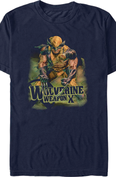 Wolverine Weapon X Marvel Comics T-Shirt