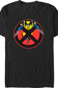 Wolverine X-Men Logo Marvel Comics T-Shirt