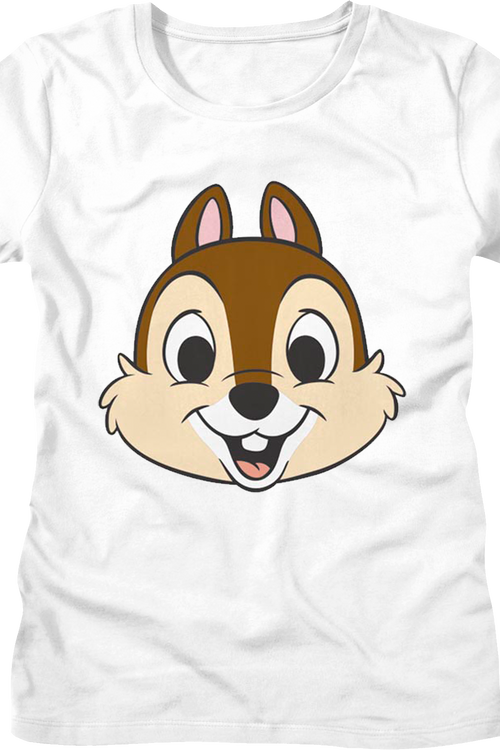Women White Chip's Head Chip 'n Dale Rescue Rangers Shirtmain product image