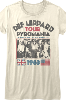 Womens 1983 Tour Def Leppard Shirt