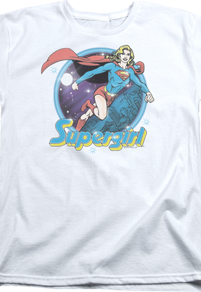 Womens Airbrush Supergirl Shirt