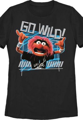 Womens Animal Go Wild Muppets Shirt